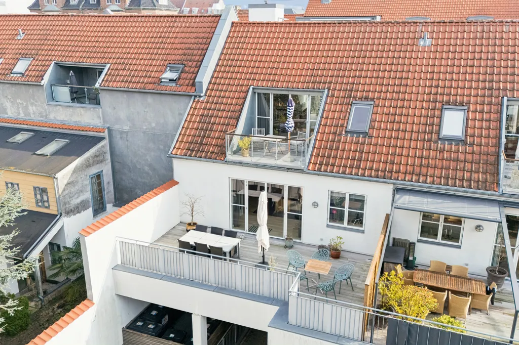 Vue aérienne - Appartement 4 pièces à Odense C