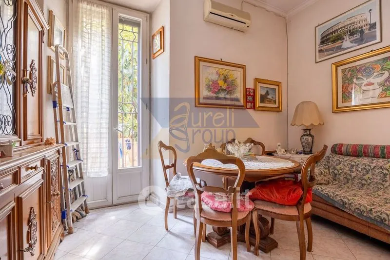 Salle à manger - Bilocale with Garden in Historic Building, Testaccio, Rome
