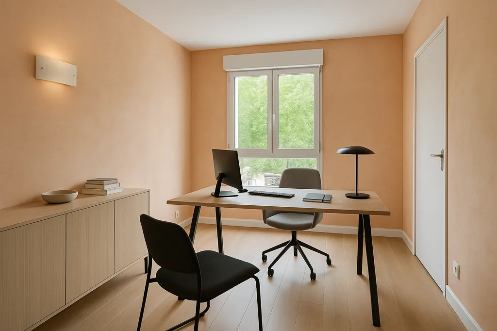 Bureau - Appartement 4/5 Pièces avec Balcon et Terrasse à Lingolsheim