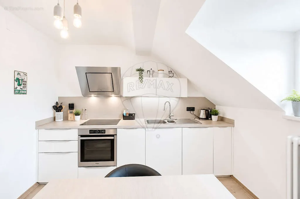 Cuisine - Appartement de Caractère au Dernier Étage à Metz