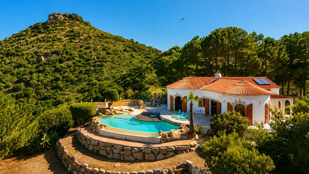 Õhuvaade - Luxury Villa with Sea View in Ajaccio