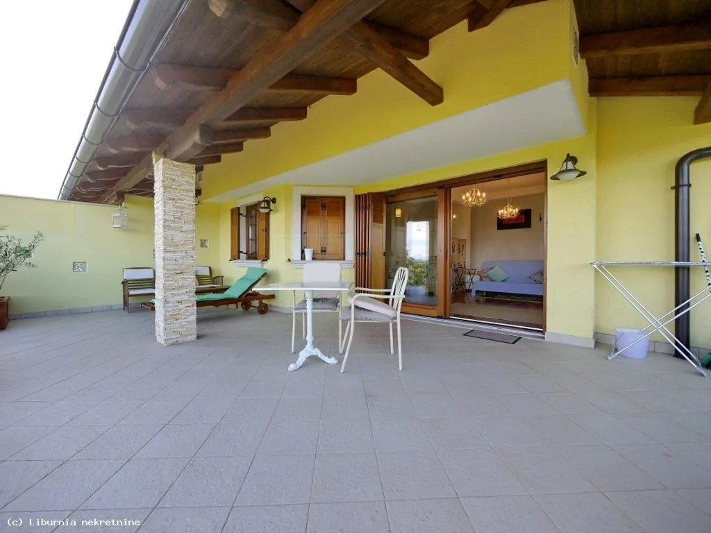 Terrasse - House with Sea View in Opatija
