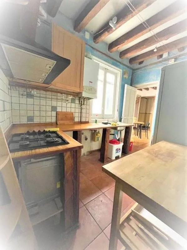 Cuisine - Furnished Studio with Lift in Madrid Centre