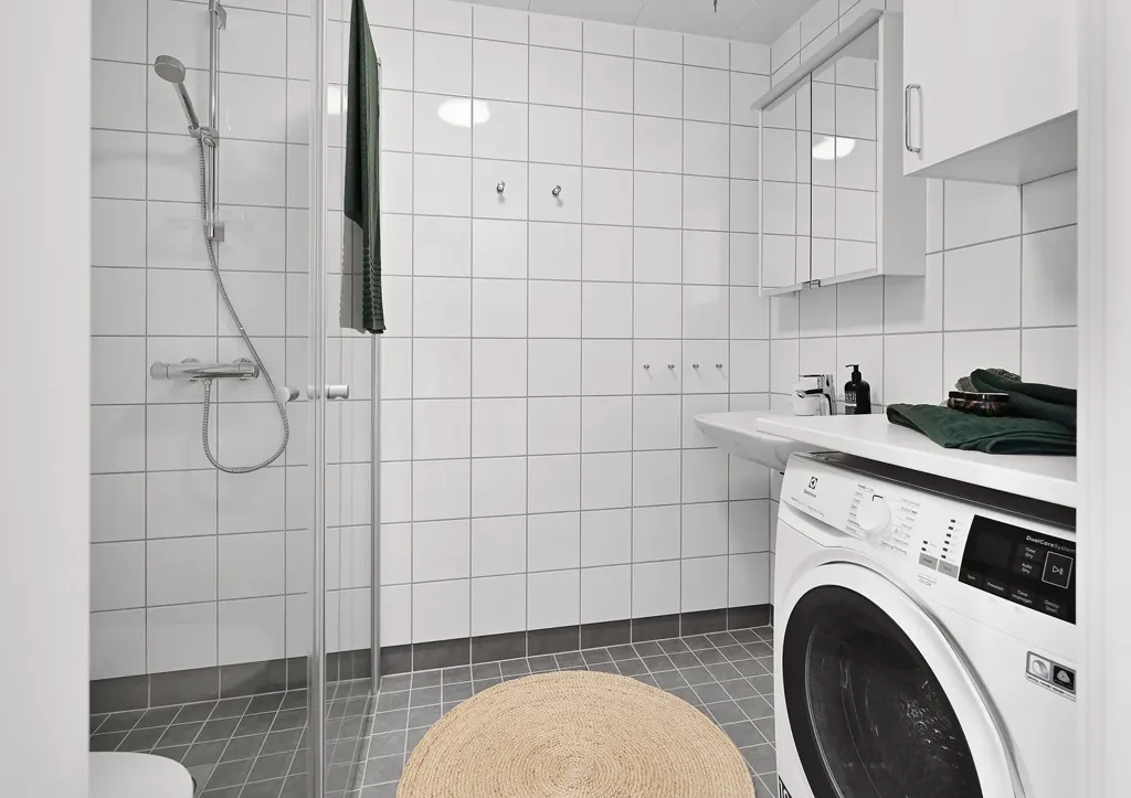 Utility Room - Apartment with West-Facing Balcony in Väsby