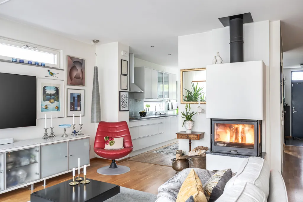Séjour - Seaside Townhouse with Garden in Strandstaden