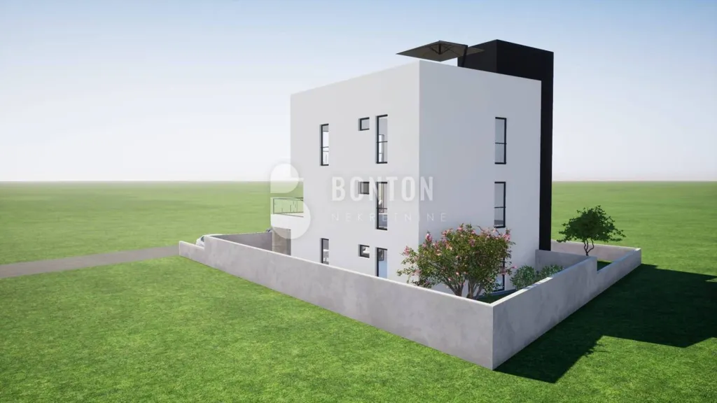 Two-Storey Apartment with Sea View in Zaton, Nin