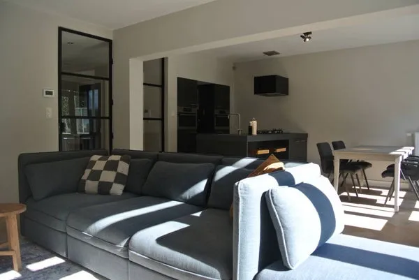 Living Room - 2-Bedroom Apartment with Park View in Den Haag