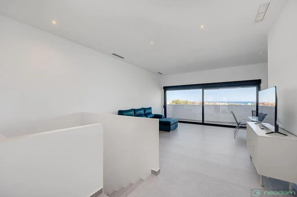Séjour - Duplex with Pool and Terrace in Guardamar de Segura