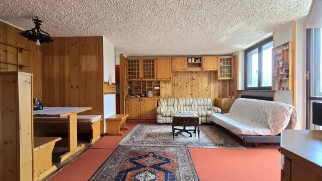 Séjour - Bright Apartment with Panoramic Terrace in Saint Rhemy en Bosses