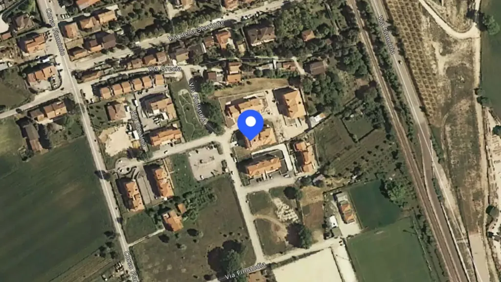 Õhuvaade - Apartment with Sea View in Spoleto