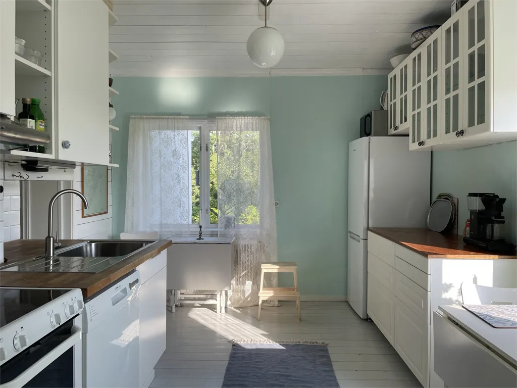 Cucina - Villa with Terrace in Norra Gotland