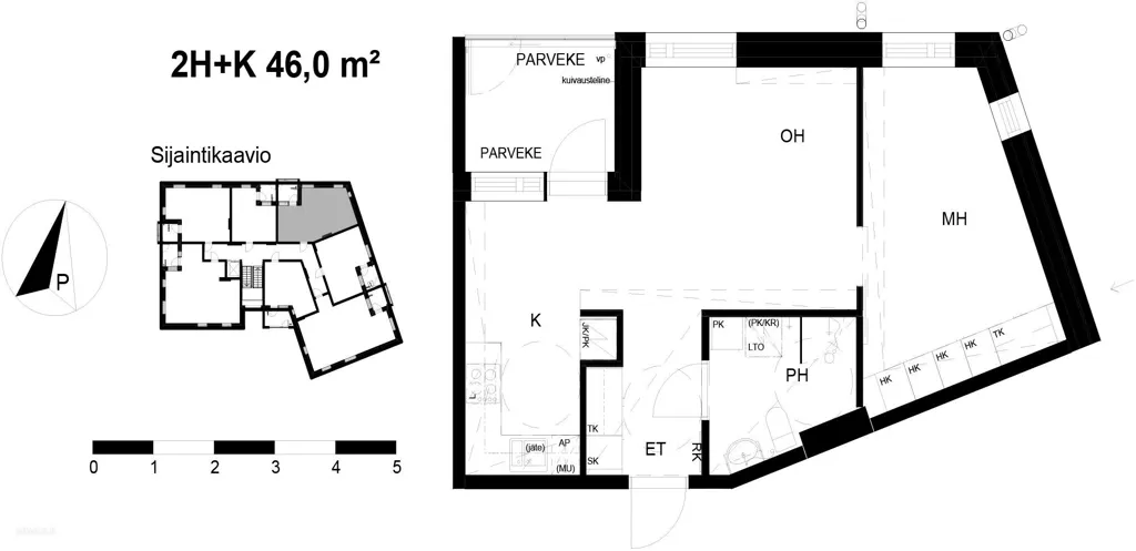 Plan - Modern Apartments with Balcony in Tampere