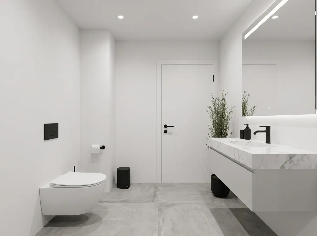 Salles de bain - Appartement avec Jardin au Rez-de-Chaussée à Gooreind