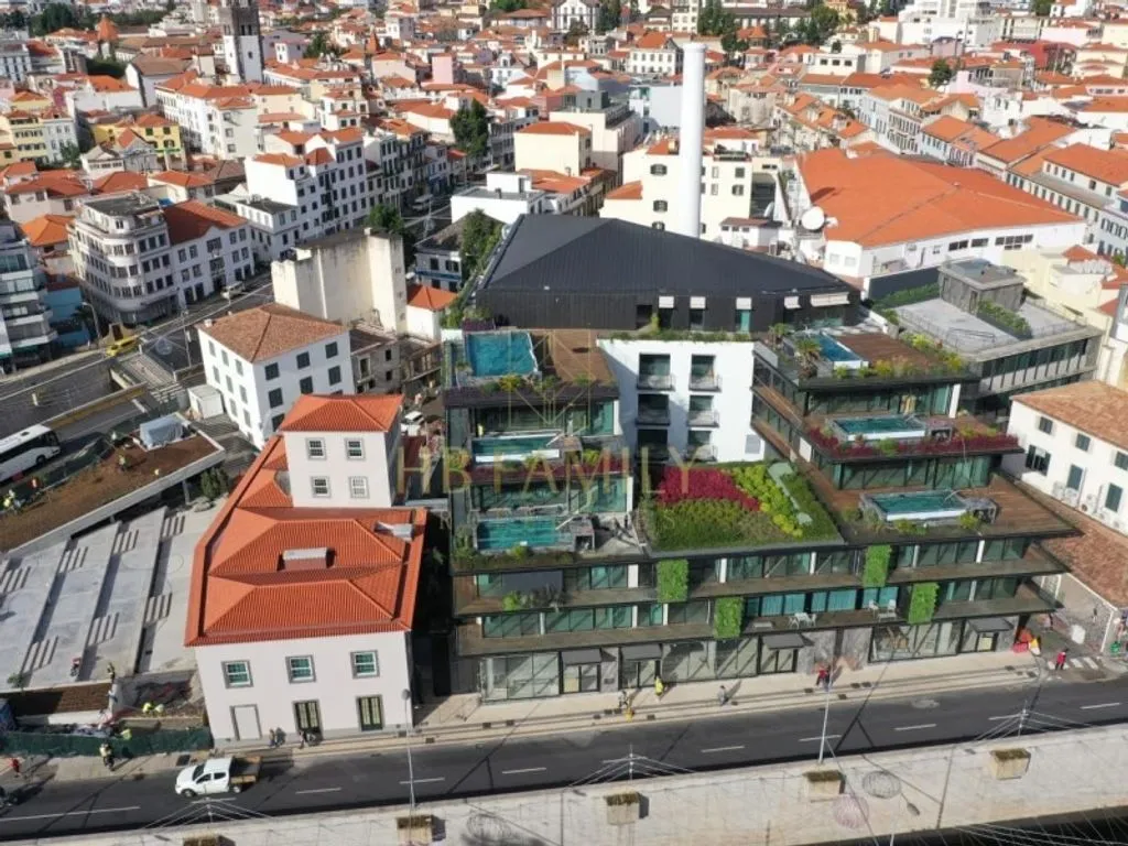 Vue aérienne - Luxury Apartment with Rooftop Pool in Funchal