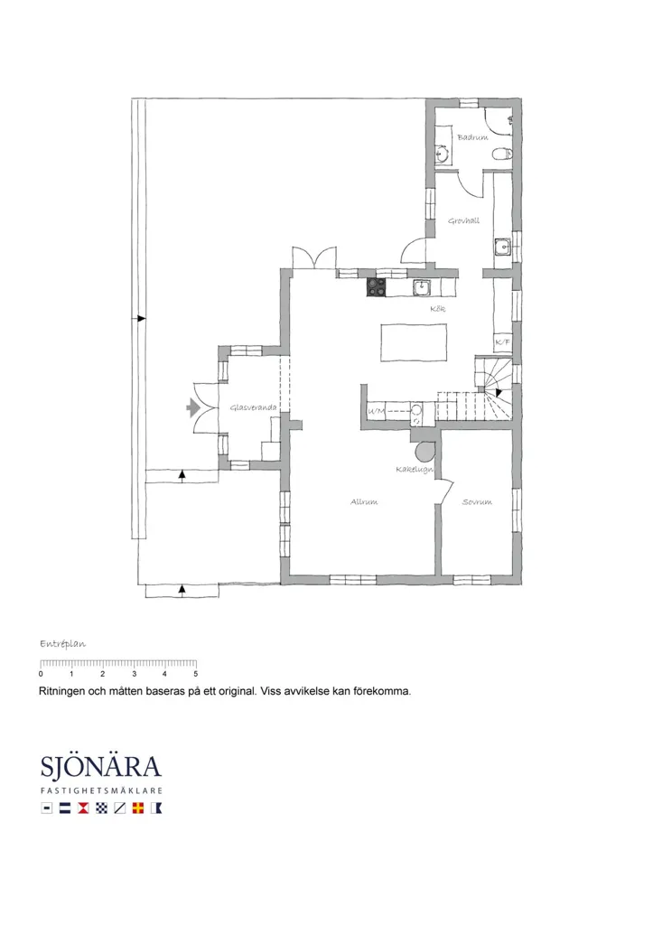 Floor Plan - Holiday Home with Sea View in Norrtälje