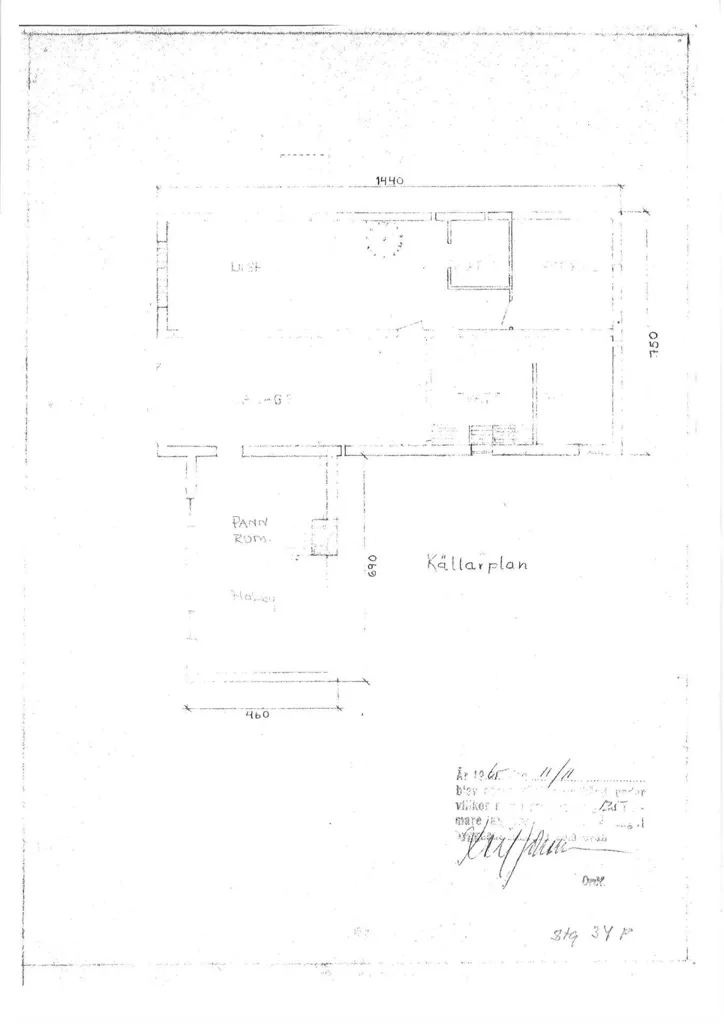 Plan - Villa with Basement in Årjäng