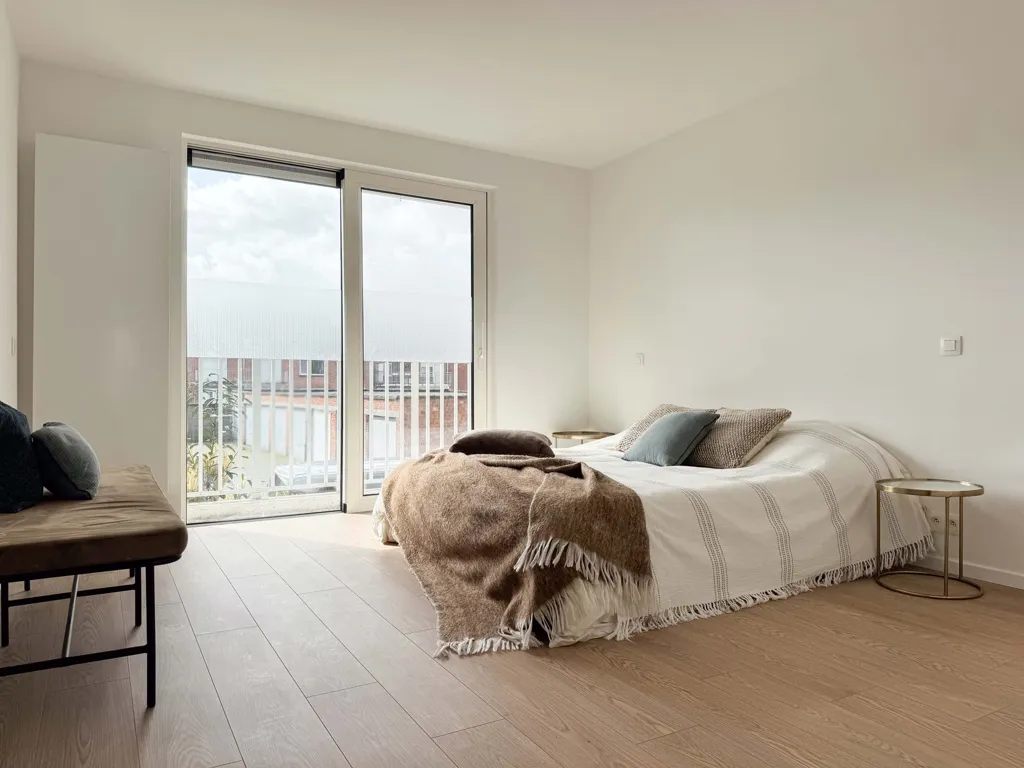 Bedrooms - Modern Apartment with Terrace in Antwerp