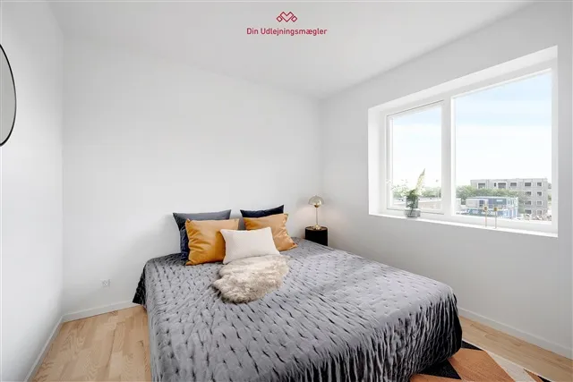 Bedrooms - Apartment with West-Facing Terrace in Aalborg