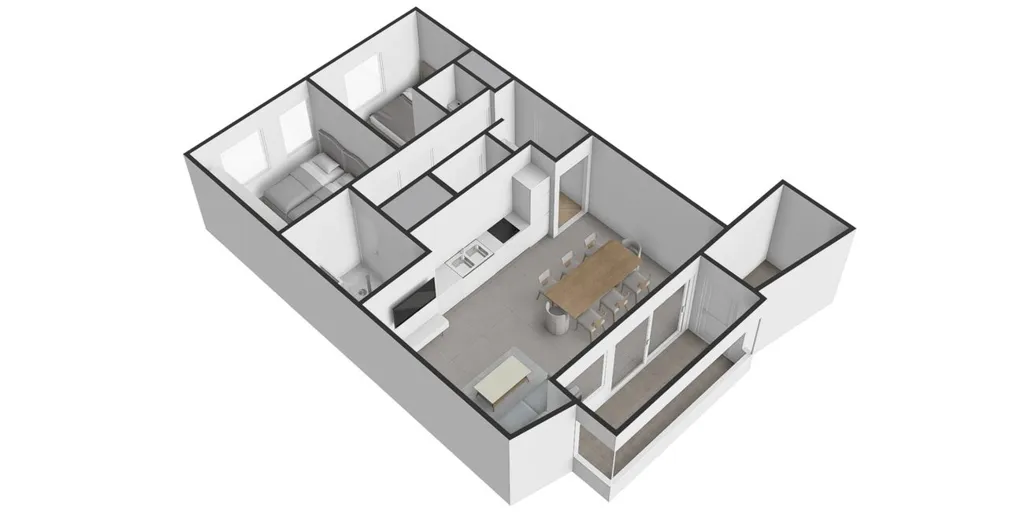 Plaan - Modern Apartment with Terrace in Aarschot