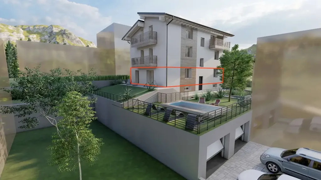 Spacious Ground Floor Apartment with Garden in Pisogne