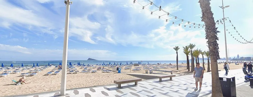 Studio with Sea View and Terrace in Benidorm