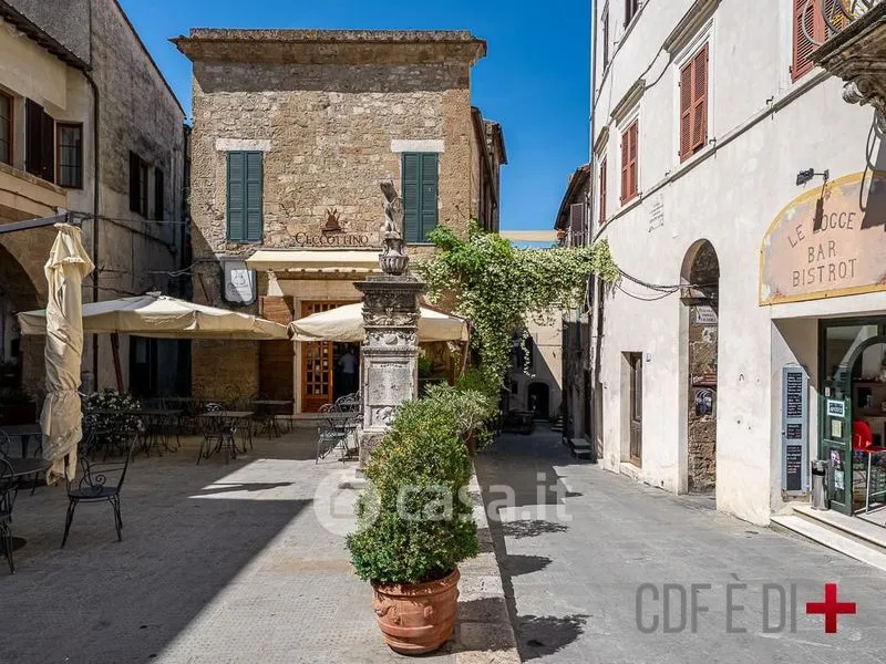 Restored Trilocale with Balcony in Pitigliano