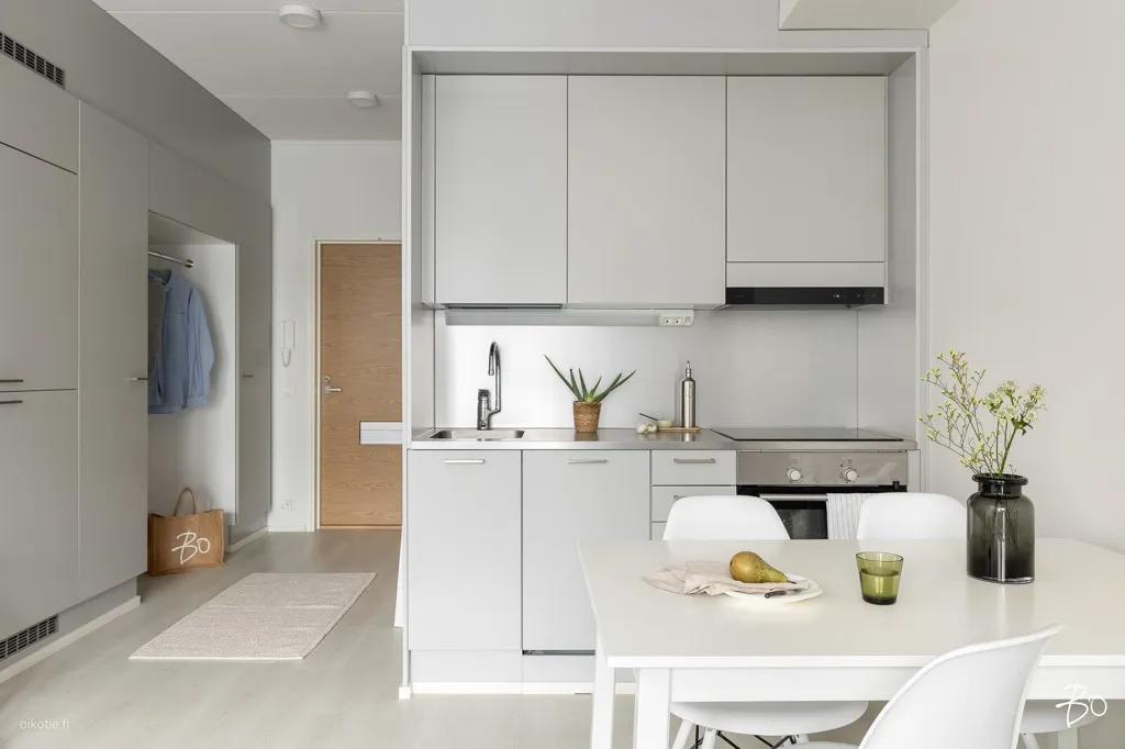 Salle à manger - Compact Flat with Balcony in Lahti Centre