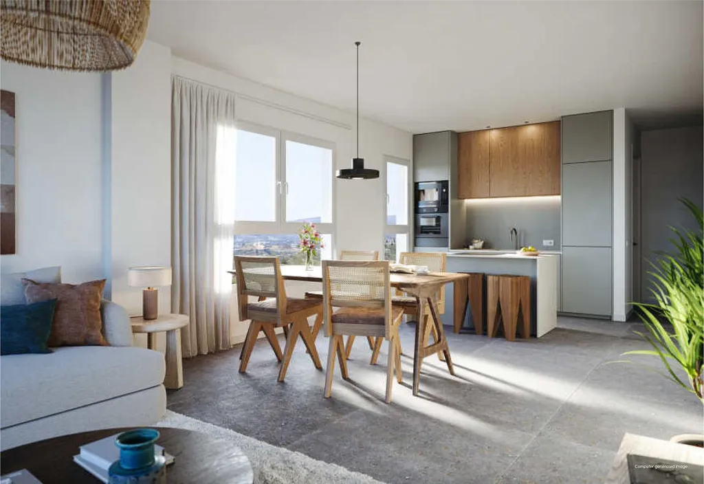 Söögituba - Newly-Built Apartment with Sea Views in Mijas