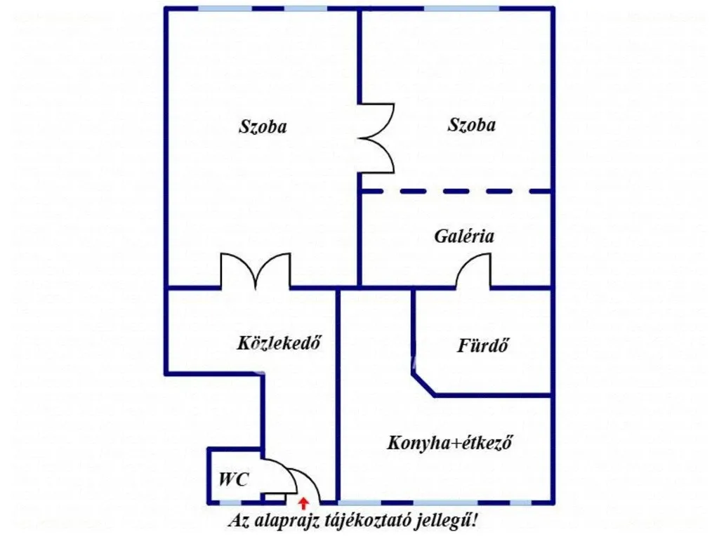 Plaan - Ground Floor Apartment with Balcony in Szeged Centre