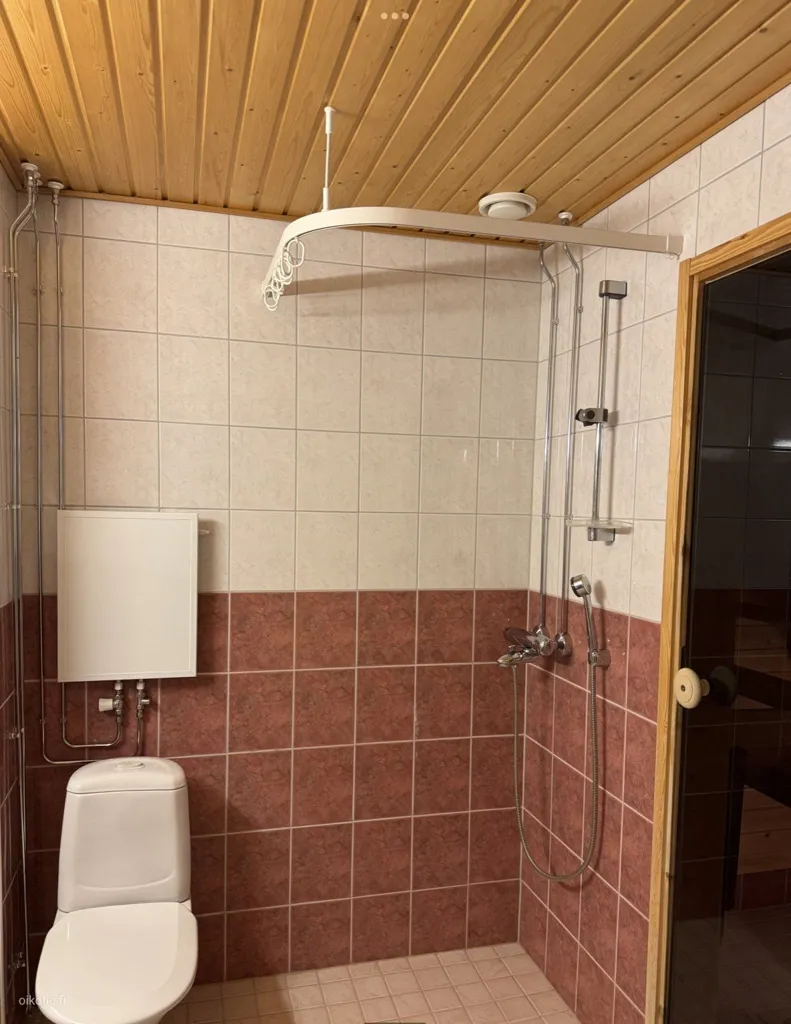 Salles de bain - Apartment with Sauna in Sauvosaari, Kemi