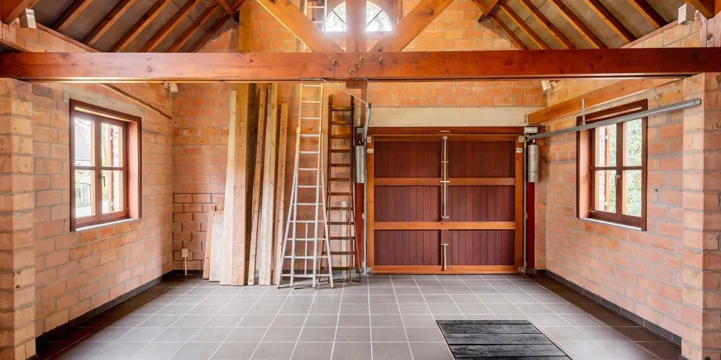 Garage - Country Villa with Terrace and Garden
