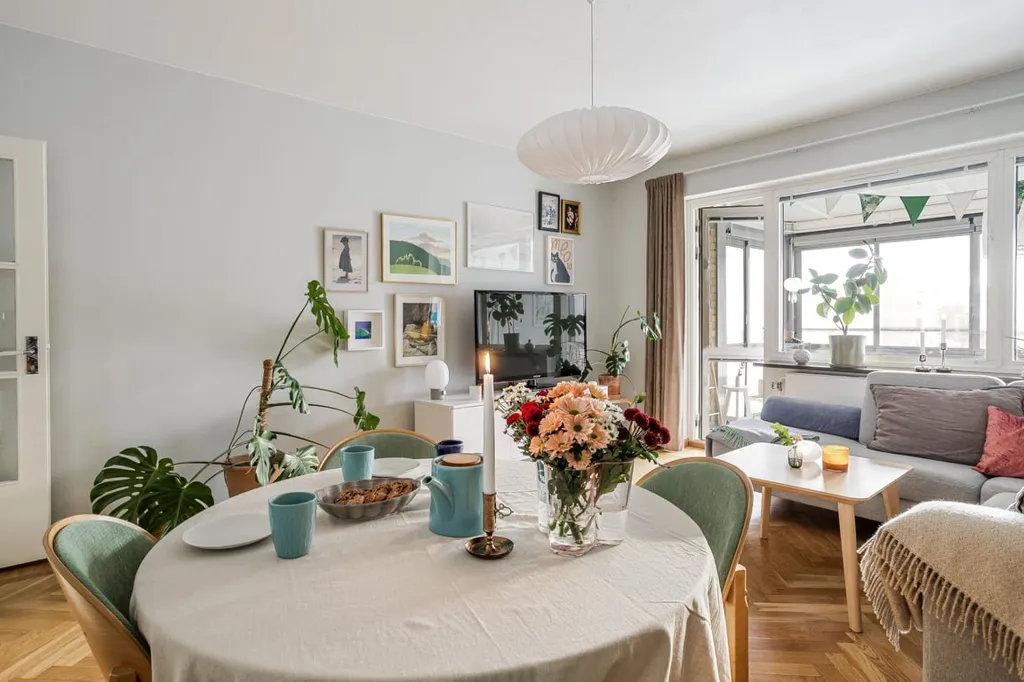 Söögituba - Terraced House with Balcony in Kalmar