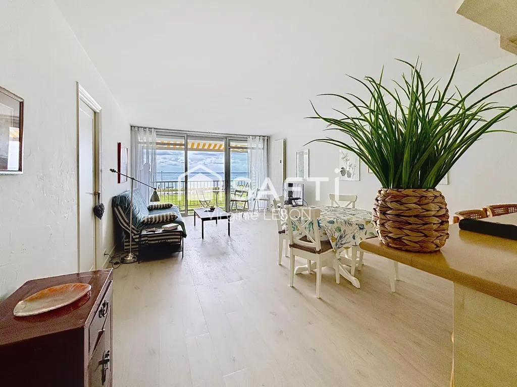 Séjour - Appartement avec Vue Mer à Quiberon