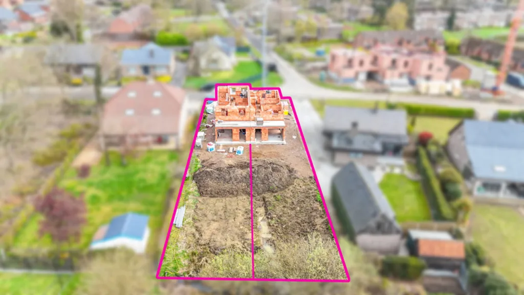 Vue aérienne - Maison à Vendre avec Bureau Séparé à Beverlo