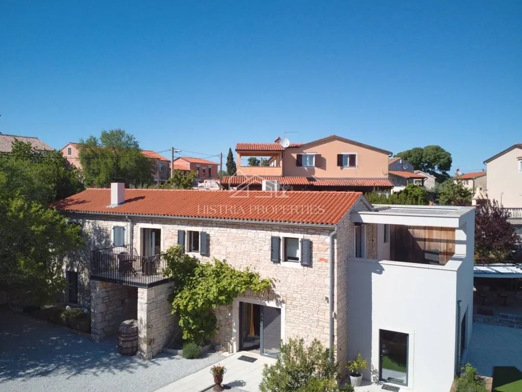 Vue aérienne - Traditional Istrian Villa with Pool in Poreč