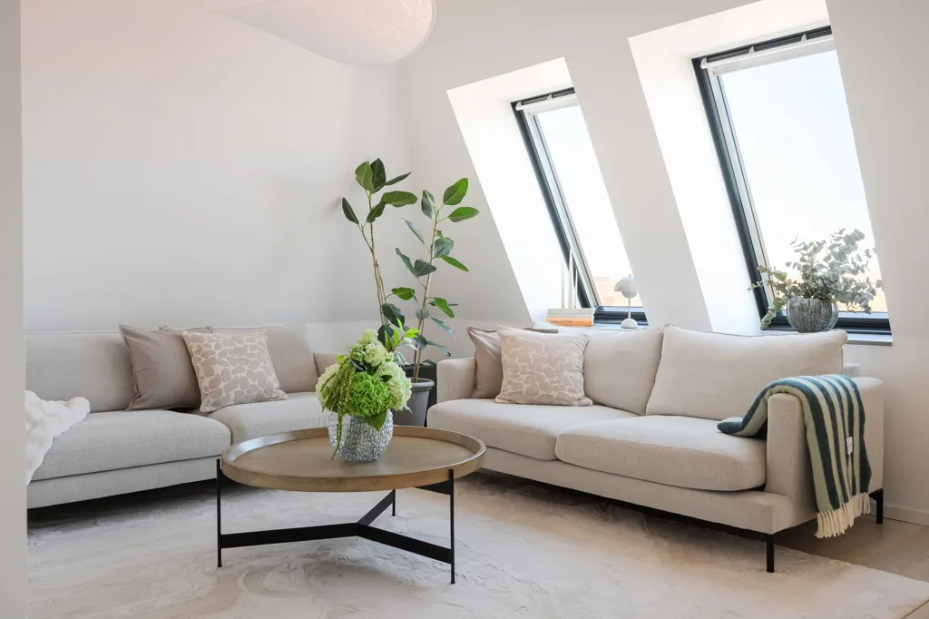 Séjour - Penthouse with Skyline View in Malmö