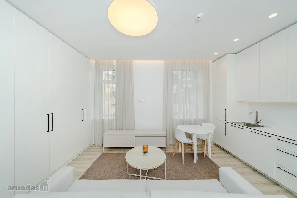 Living Room - 2-Bedroom Apartment with Balcony in Kaunas Centre