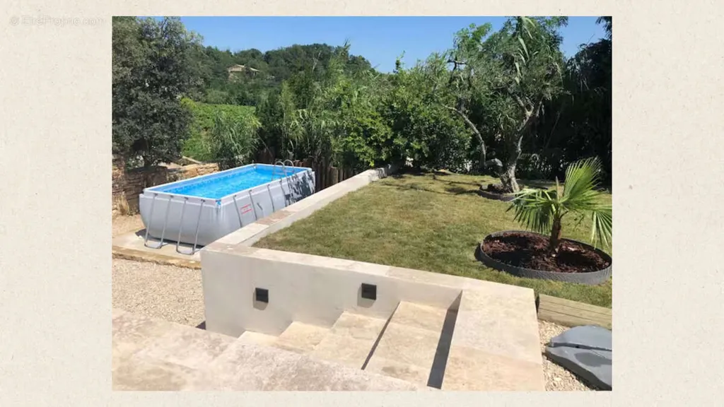 Pool - Recent Villa with Garden in Saint-Michel-d'Euzet