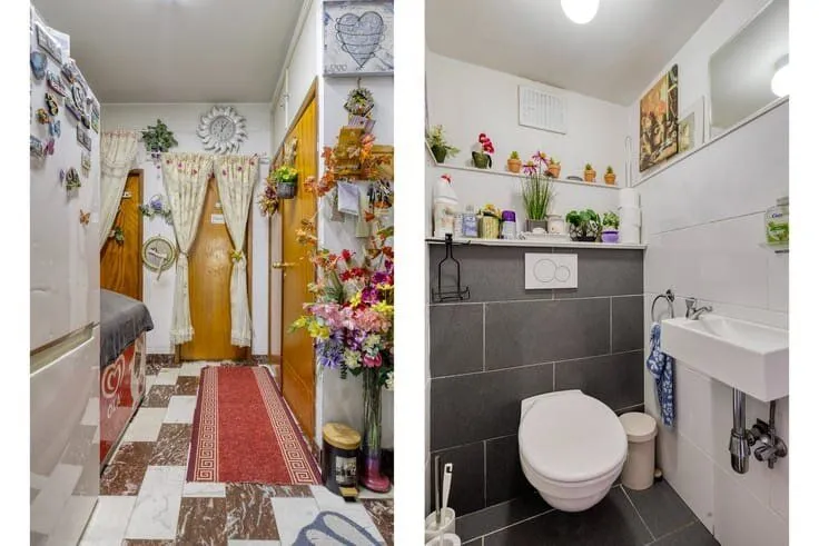Bathrooms - Apartment with Canal View in Antwerp