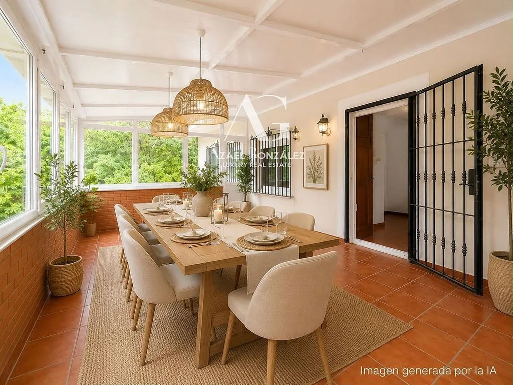 Terrasse - Independent House with Extensive Garden in Pechón