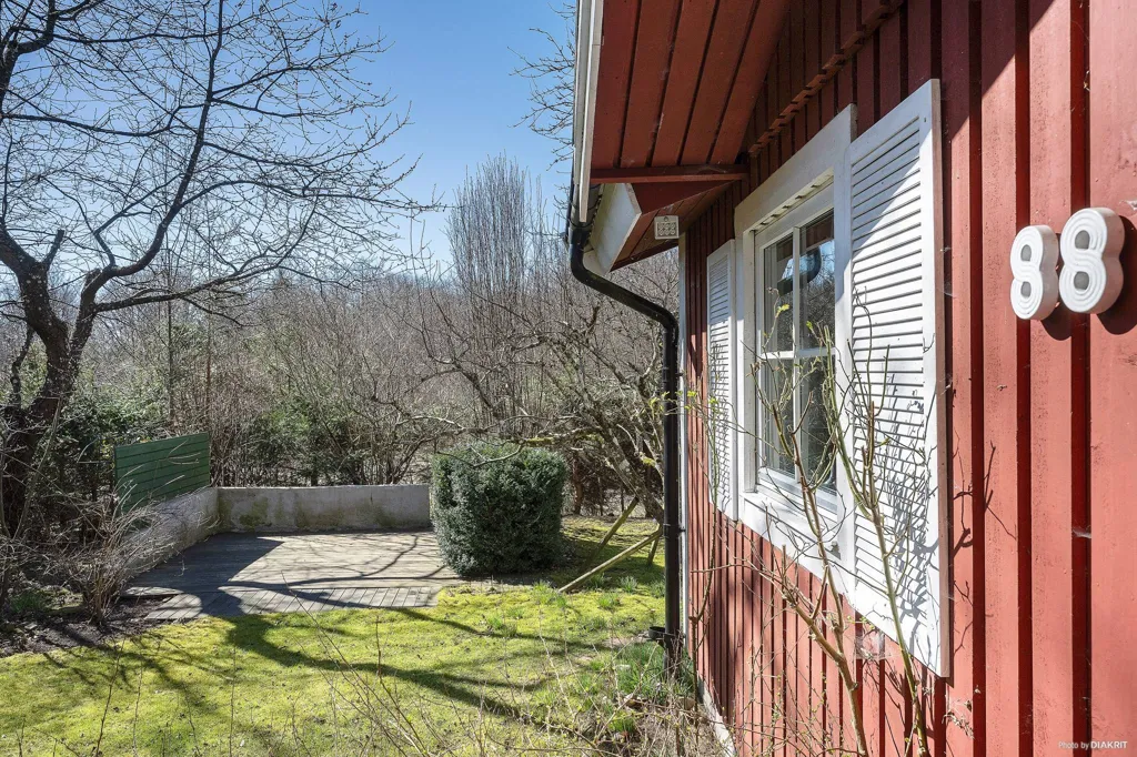 Garden - Holiday Cottage with Lake View in Skåne