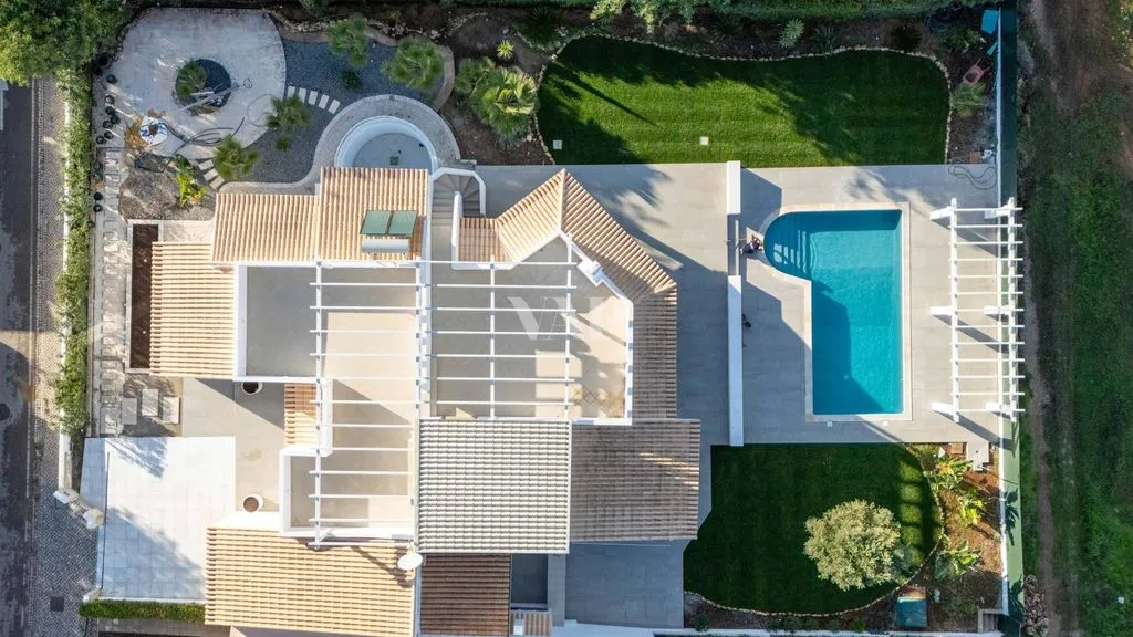 Vue aérienne - Renovated Villa with Pool in Vilamoura
