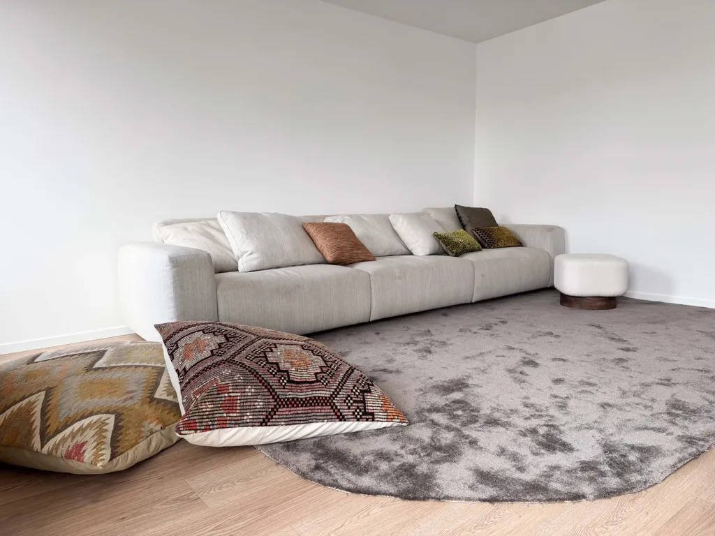 Living Room - Modern Apartment with Terrace in Antwerp