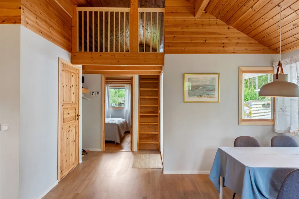 Dining Room - Renovated Holiday Home with Boat Access in Båtsviken