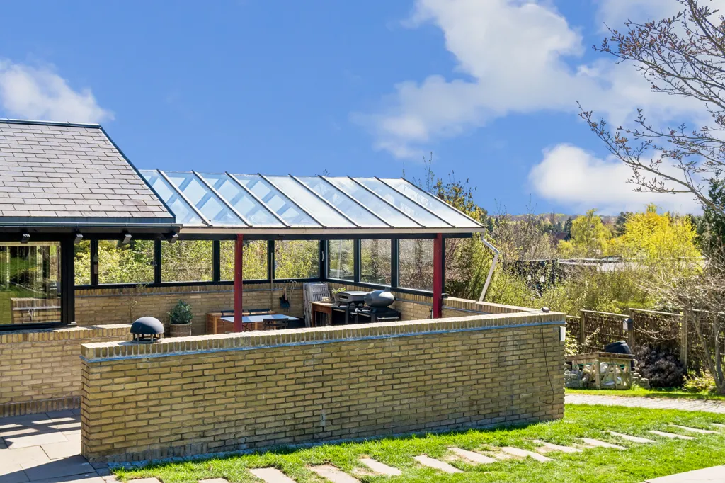 Terrace - Architectural Villa with Unique View in Gl. Holte