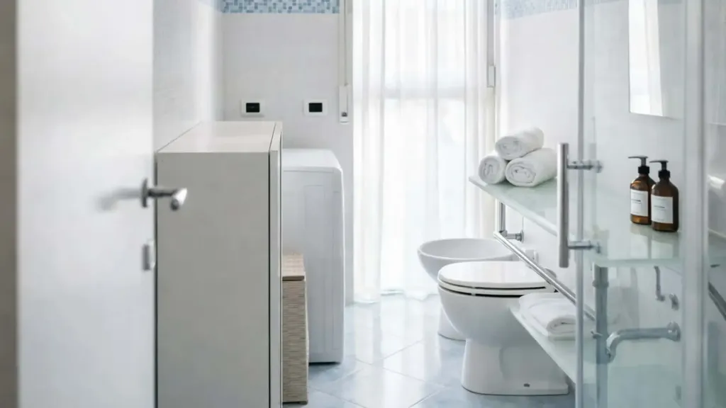 Bagni - One-Bedroom Apartment with Balcony in Milan
