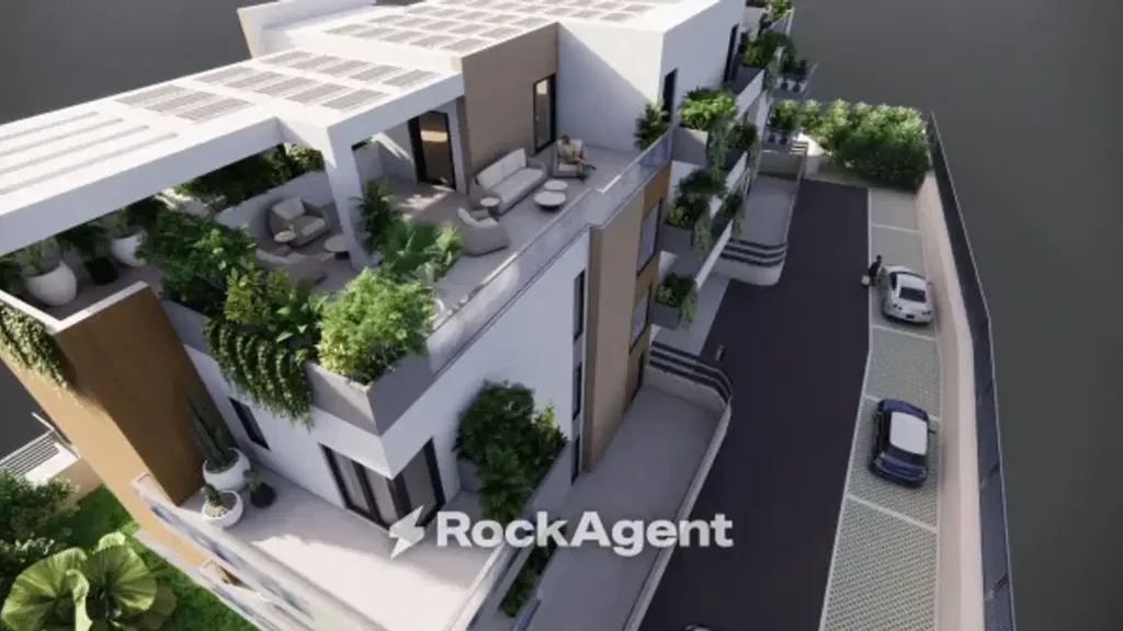 Vue aérienne - New Triplex with Garden in Santa Marinella