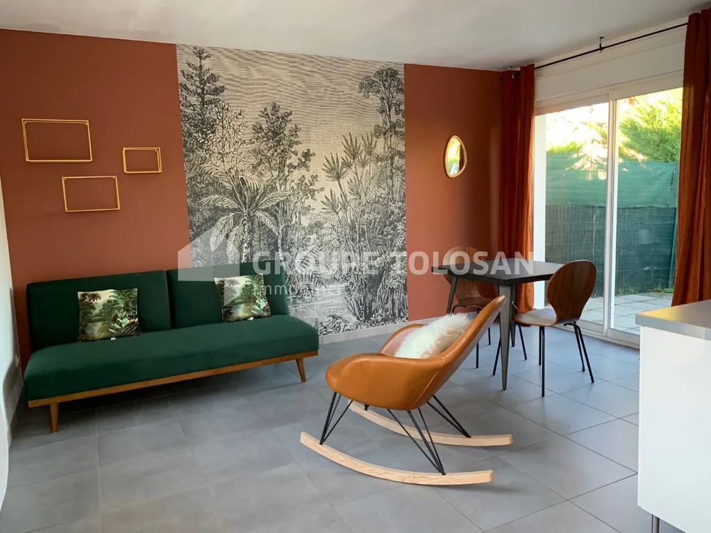 Séjour - Studio avec Jardin et Parking à Montauban