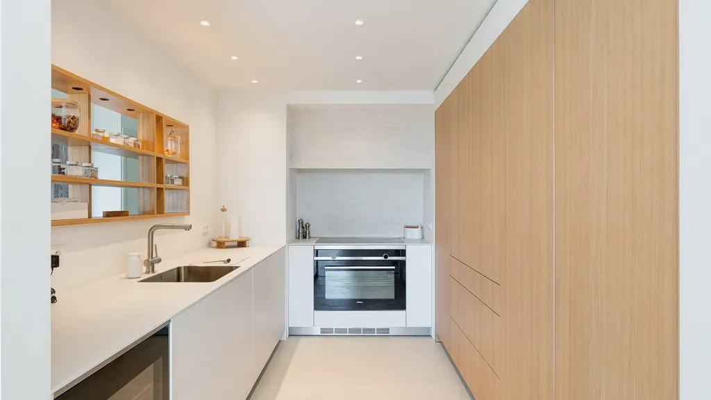 Cuisine - Appartement Rénové avec Vues Panoramiques à Zoute