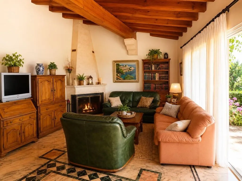 Soggiorno - Mediterranean Villa with Pool in Marratxí